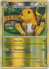 Raichu - 10/123 - Reverse Holo - EN